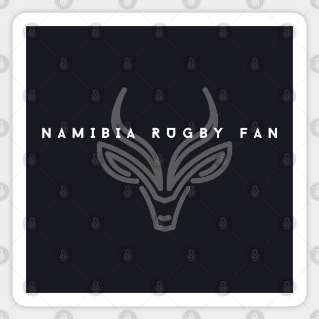 Minimalist Rugby #020 - Namibia Rugby Fan Sticker by SYDL